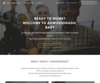 Admissionado.com(Admissions Consulting) Screenshot