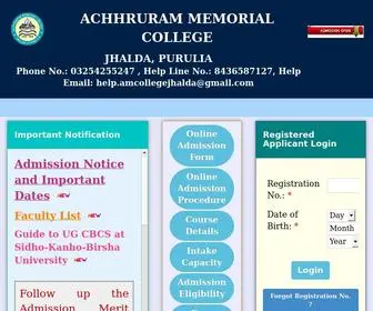 Admissionamc.in(HOME/AMCOLLEGE HOME/AMCOLLEGE Notice Home) Screenshot