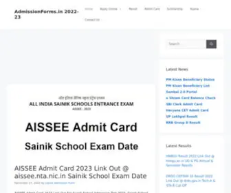 Admissionforms.in(2025-2026 [Apply Online) Screenshot