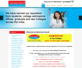 Admissionguru.net(Admission agents in Bangalore) Screenshot