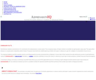 Admissioniq.org(AdmissionIQ) Screenshot