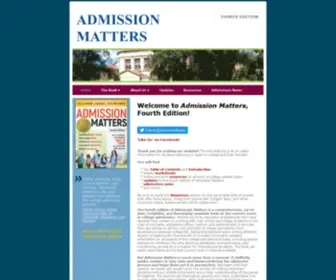 Admissionmatters.com(Admission Matters) Screenshot