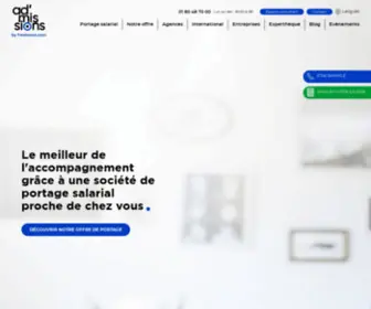 Admissions.fr(Société de Portage Salarial) Screenshot