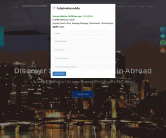 Admissionsadda.com(Study abroad consultants in delhi) Screenshot