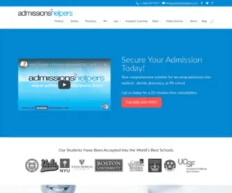 Admissionshelpers.com(Medical School Application Consulting) Screenshot