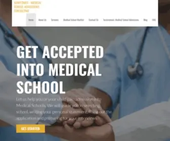 Admit2Med.com(Medical School Admissions Consulting) Screenshot