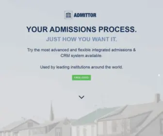 Admittor.com(Admittor) Screenshot