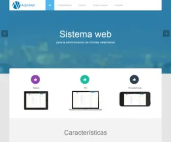 Admivet.cl(Software veterinario online) Screenshot