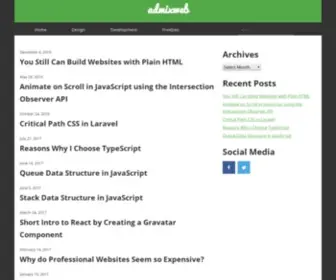 Admixweb.com(Admix Web) Screenshot