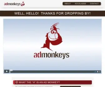 Admonkeys.com(Ad Monkeys) Screenshot