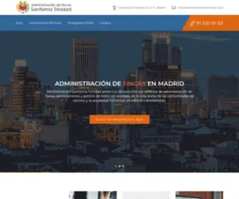 Admonsantisimatrinidad.com(Administrador de Fincas en Madrid) Screenshot