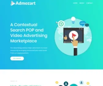 Admozart.com(Elevating Programmatic Advertising with Seamless SSP) Screenshot