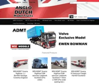 ADMT.co.uk(Anglo Dutch Model Trucks) Screenshot