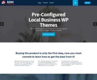 Admtutorials.com(Tutorials for WP products built by Alchemy Digital Media) Screenshot