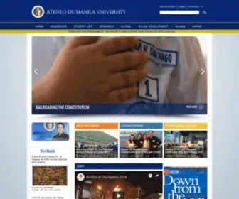Admu.edu.ph(Ateneo de Manila University) Screenshot