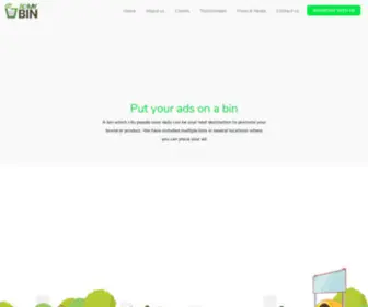 Admybin.com(Advertising through CSR resource usage) Screenshot