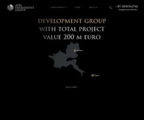 ADN-Group.de(ADN Investment Group) Screenshot