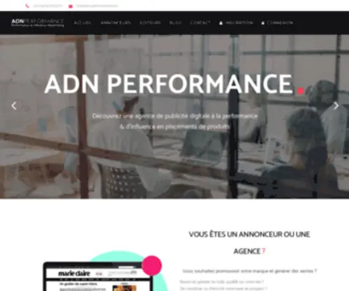 ADN-Performance.com(ADN Performance) Screenshot