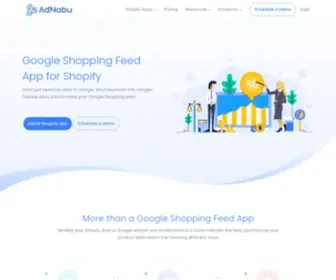 Adnabu.com(Product Feed Management Software for Shopify & Shopify Plus) Screenshot