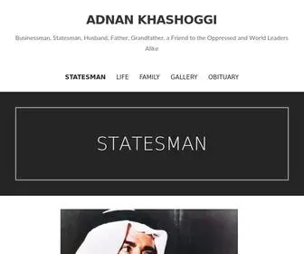 Adnankhashoggi.com(ADNAN KHASHOGGI) Screenshot