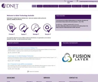 Adnet-Technology.com.au(Adnet Technology Australia Pty Limited) Screenshot
