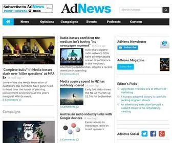 Adnews.com.au(Home) Screenshot
