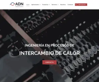 Adningenieria.com.ar(Procesos de intercambio de calor) Screenshot