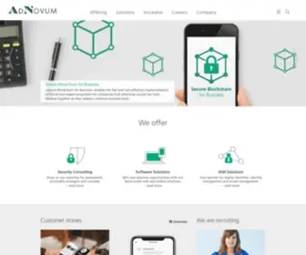 Adnovum.com(Mastering Digital Potential AdNovum) Screenshot