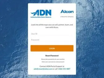 Adnportal.com(Alcon ADN Portal) Screenshot