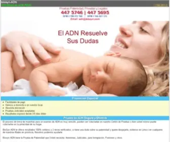 Adnresuelve.com(Pruebas de la Paternidad) Screenshot