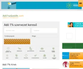 Ado1Szazalek.com(Keressen az adó 1%) Screenshot