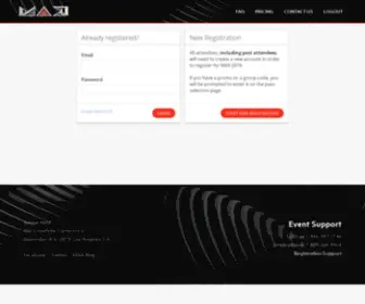 Adobe-Max.com(Registration) Screenshot