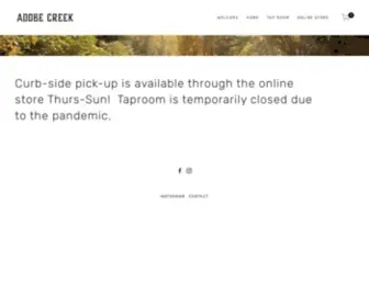 Adobecreekbrewing.com(Adobe Creek Brewing) Screenshot