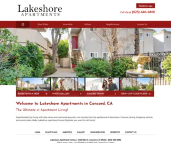 Adobelakeshore.com(Apartments in Concord) Screenshot