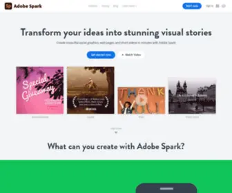 Adobespark.com(Adobespark) Screenshot