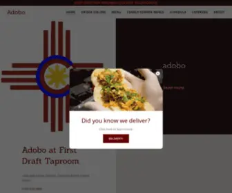 Adobodenver.com(Food Truck) Screenshot