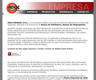 Adocenvases.com.ar(ADOC) Screenshot