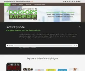 Adoctorsperspective.net(A Doctor's Perspective Podcast) Screenshot