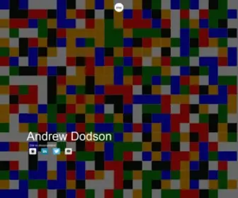 Adodson.com(Andrew Dodson) Screenshot
