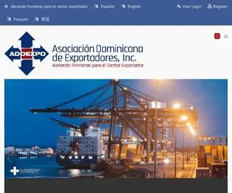 Adoexpo.org(Asociación Dominicana de Exportadores) Screenshot