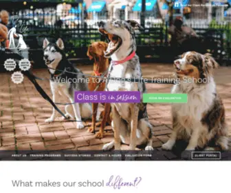 Adogslifetrainingschool.com(Star Rated Dog Training Facility in Seattle) Screenshot