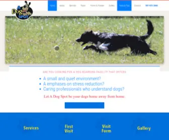 Adogspot.com(Your Dogs Home Away From Home) Screenshot