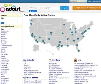 Adoist.com(Free Classifieds United States) Screenshot