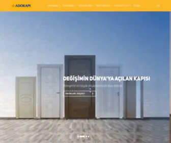 Adokapi.com.tr(Ahşap Kompozit Kapı Sistemleri) Screenshot