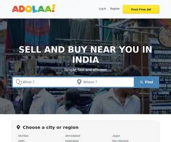 Adolaa.com(Classifieds Website for Business) Screenshot
