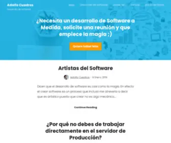 Adolfocuadros.com(Desarrollo de Software) Screenshot