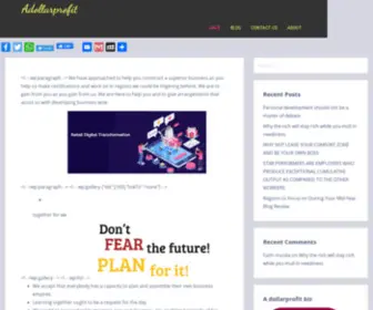 Adollarprofit.com(Learning together) Screenshot