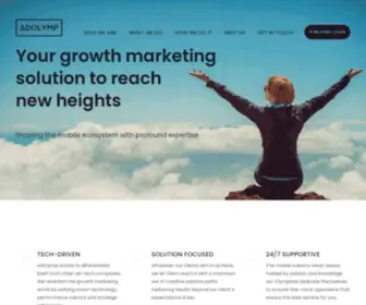 Adolymp.com(Your growth marketing solution) Screenshot