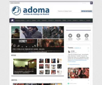 Adoma.es(Artistas de doblaje de Madrid) Screenshot