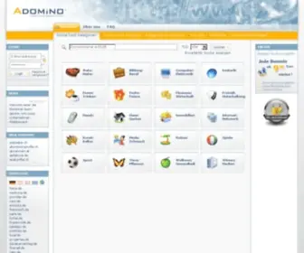 Adomino.com Screenshot